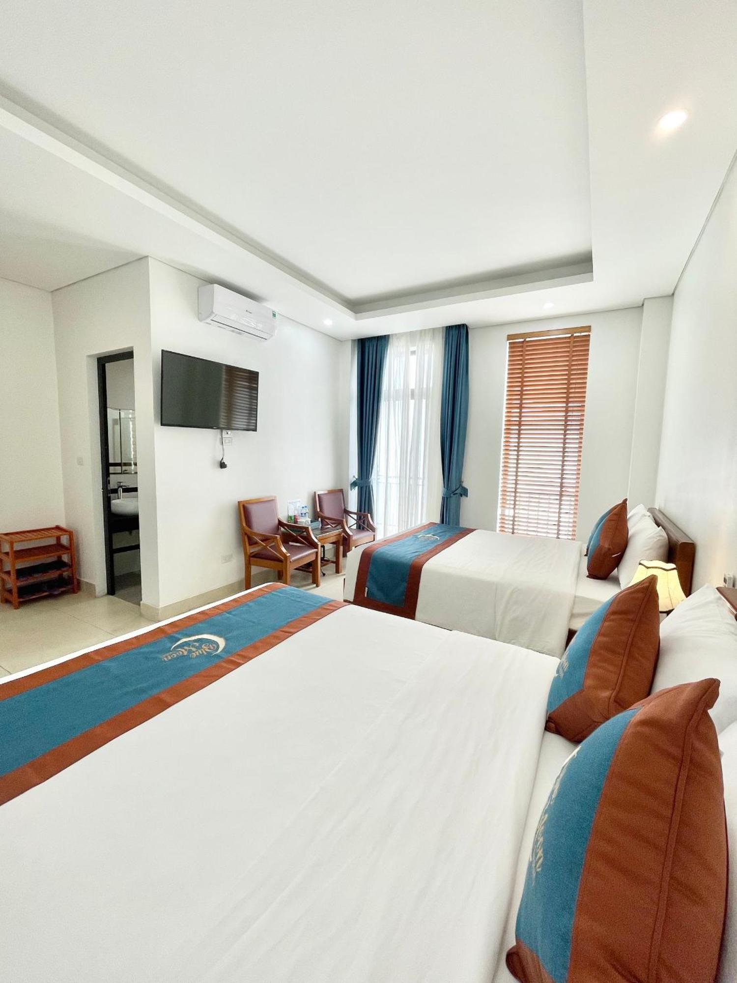 Hotel Blue Moon Tam Ðảo Exterior foto